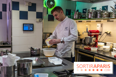 Cours de cuisine au Ritz : la bûche de Noël 2024 -  A7C6204