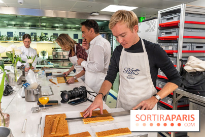 Cours de cuisine au Ritz : la bûche de Noël 2024 -  A7C6239