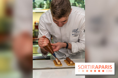 Cours de cuisine au Ritz : la bûche de Noël 2024 -  A7C6257