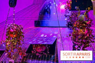 Les vitrines de Noël 2024 des Galeries Lafayette Haussmann avec Vianney et Kevin Germanier
