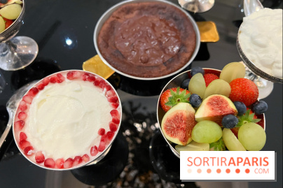 Le Grand Diner, Hôtel San Régis - Gâteau au chocolat, chantilly, glaces