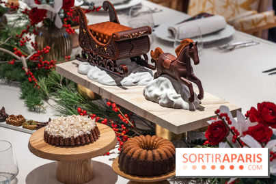 La Bûche de Noël 2024 et créations de Fête du Cheval Blanc par Maxime Frédéric et son équipe