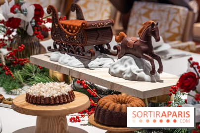 La Bûche de Noël 2024 et créations de Fête du Cheval Blanc par Maxime Frédéric et son équipe