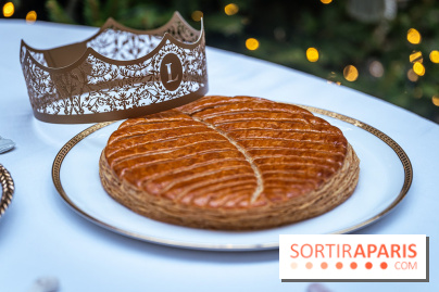 La bûche coffrets de Noël en trompe l'œil de Ladurée 2024 par Julien Alvarez et les créations de fête -  galette des rois 2025