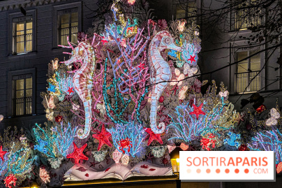 Les illuminations de Noël 2024 du Faubourg Saint Honoré avec Emmanuelle Béart - 2