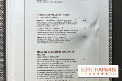 Osmossi par la maison Mavrommatis, le restaurant grec Paris 16e - carte - menu