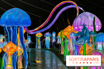 Festival des Lanternes 2024 : le bal des dinosaures, le parcours lumineux du Jardin d'Acclimatation - visuel