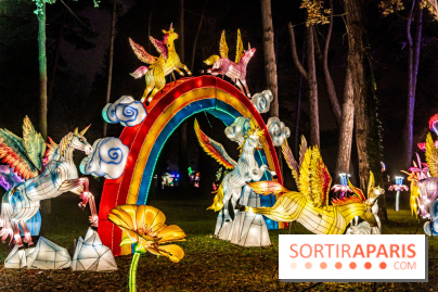 L'Odyssée Lumineuse 2024, le parcours de lumières au Parc Floral - les photos -  licornes