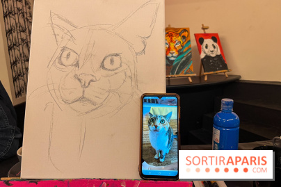 Paint your pet, l'atelier créatif pour peindre votre animal de compagnie - nos photos