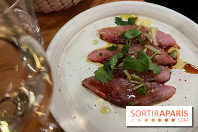 Le Beaucé - Carpaccio de mulet noir