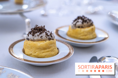 Le tea time Impérial de Noël du Ritz Paris, l'expérience exceptionnelle - les photos -  soufflé au comté