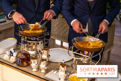 Le tea time Impérial de Noël du Ritz Paris, l'expérience exceptionnelle - les photos -  crêpes Suzette 