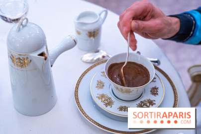 Le tea time Impérial de Noël du Ritz Paris, l'expérience exceptionnelle - les photos -  chocolat chaud