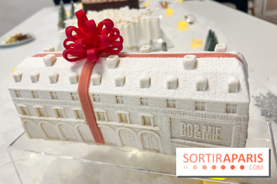 Bûches de Noël 2024 Bo&Mie - Un flocon à Paris