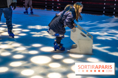 Noël au Parc Astérix 2024 - nos photos -  patinoire enfant