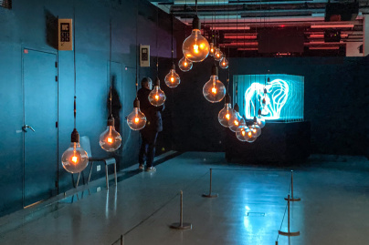 Pulse : nos photos de l'exposition immersive son et lumière à la Gaité Lyrique