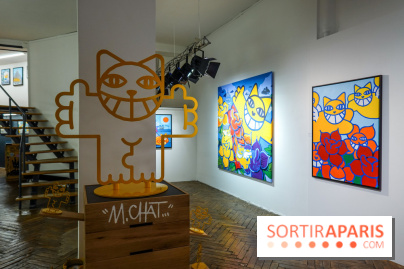 M. Chat, nos photos de son expo à la Galerie Brugier-Rigail