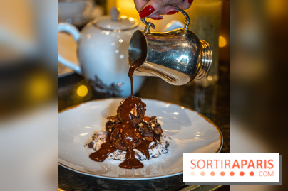 Le salon de thé de Noël du George V pour une pause gourmande - les photos  -  profiteroles chocolat