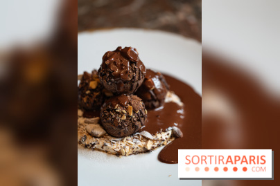 Le salon de thé de Noël du George V pour une pause gourmande - les photos  -  profiteroles chocolat