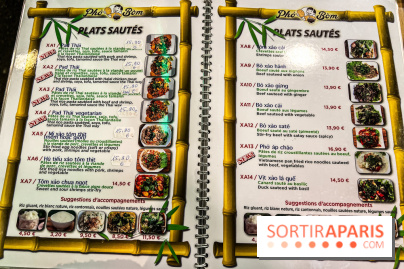 Pho Bom, le restaurant vietnamien, temple du pho et des nouilles Paris 13e - carte - menu - tarifs - prix