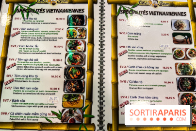 Pho Bom, le restaurant vietnamien, temple du pho et des nouilles Paris 13e - carte - menu - tarifs - prix