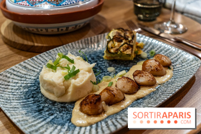 Inalis, le restaurant bistronomique à Fontainebleau - Seine-et-Marne 77 - Photos -  Saint-Jacques et purée de panais