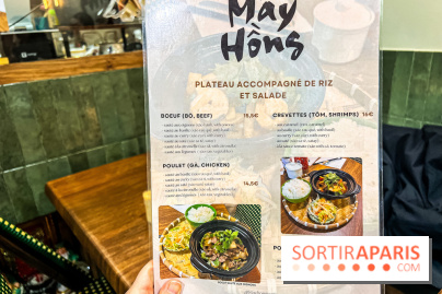 Mây Hồng, le restaurant vietnamien du 111 avenue d'Ivry Paris 13e - carte - menu