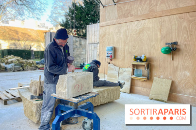 Chantier de reconstruction de la flèche de Saint-Denis  - IMG 8171