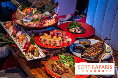 Pink Koï Paris - restaurant japonais -  table 