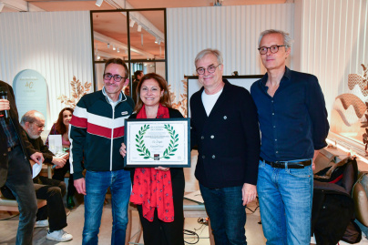 Les Lauriers du Cinéma 2025 - Fabrice Leclerc Irene Muscari Emmanuel Courcol Marc Bordure copyright Laurent Benhamou