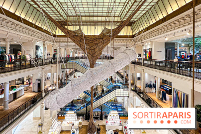 Le La Serpent, l'exposition gratuite, monumentale et immersive d'Ernesto Neto au Bon Marché Rive Gauche - IMG 8157 jpg
