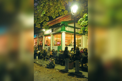 Les terrasses de la Baleine et de Rosa Bonheur