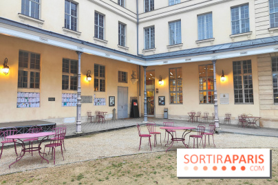 Centre Culturel Irlandais et sa bibliothèque  - cour