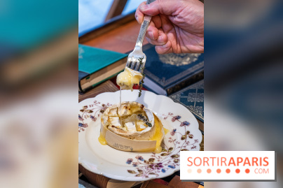 Le Bistro des Livres, le restaurant français pour les amoureux des bouquins -  camembert rôti