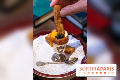 Le Bistro des Livres, le restaurant français pour les amoureux des bouquins -  oeuf à la coque