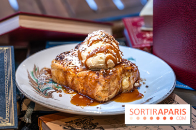 Le Bistro des Livres, le restaurant français pour les amoureux des bouquins -  pain perdu