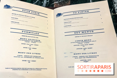 Le Bistro des Livres, le restaurant français pour les amoureux des bouquins - carte - menu