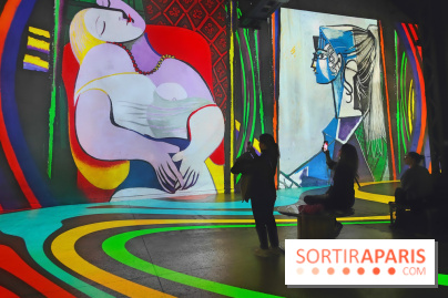 Picasso à l'Atelier des Lumières - Le Rêve, 1932, © Succession Picasso 2024