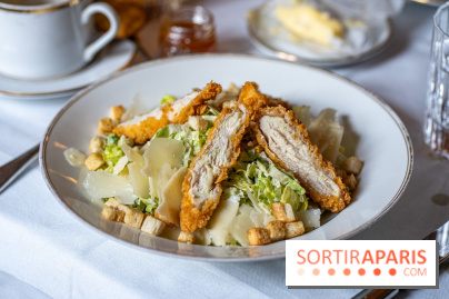 Le brunch confidentiel de l'Hotel Particulier de Montmartre -  salade ceasar