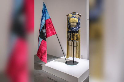 Raphaël Barontini : l'artiste au cœur d'une expo mode au Palais de Tokyo - DSC 2342