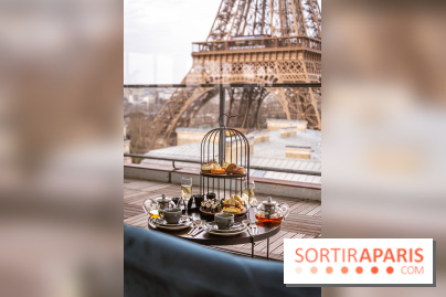 Le tea time éphémère face à la Tour Eiffel au Pullman