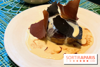 Le Christine - Mi-cuit noisette, glace Amaretto