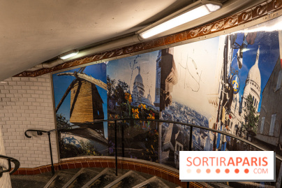 Station Abbesses - métro parisien