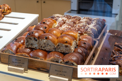 Chamboule boulangerie artisanale Paris 18e - brioches à la coupe