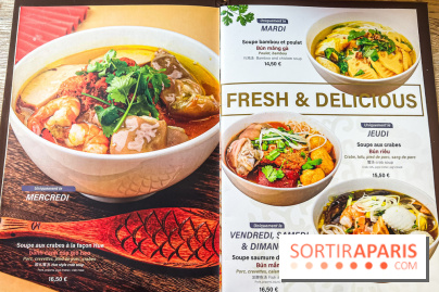 Ngoc Xuyen Saigon, le restaurant vietnamien du 13e aux bons pho et soupes de nouilles - menu 