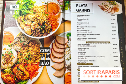 Ngoc Xuyen Saigon, le restaurant vietnamien du 13e aux bons pho et soupes de nouilles - menu 