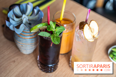 Buja restaurant végétarien thaï et Viet Paris 13e - photos - boissons