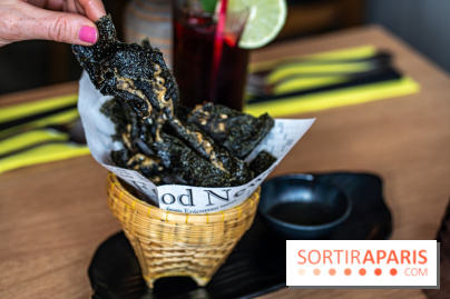 Buja restaurant végétarien thaï et Viet Paris 13e - photos - algues nori chips