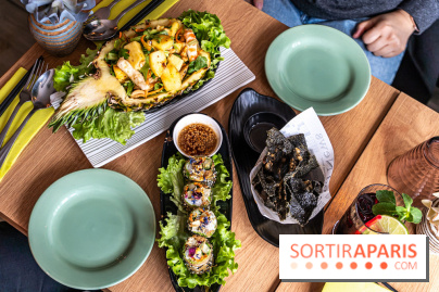 Buja restaurant végétarien thaï et Viet Paris 13e - photos - entrées