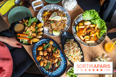 Buja restaurant végétarien thaï et Viet Paris 13e - photos - table